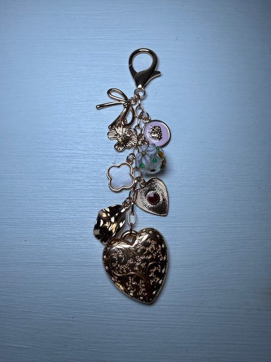 Heart Bag Charm