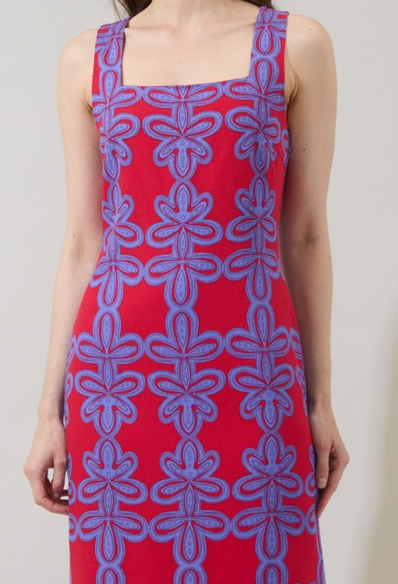 Violet Bloom Maxi Dress