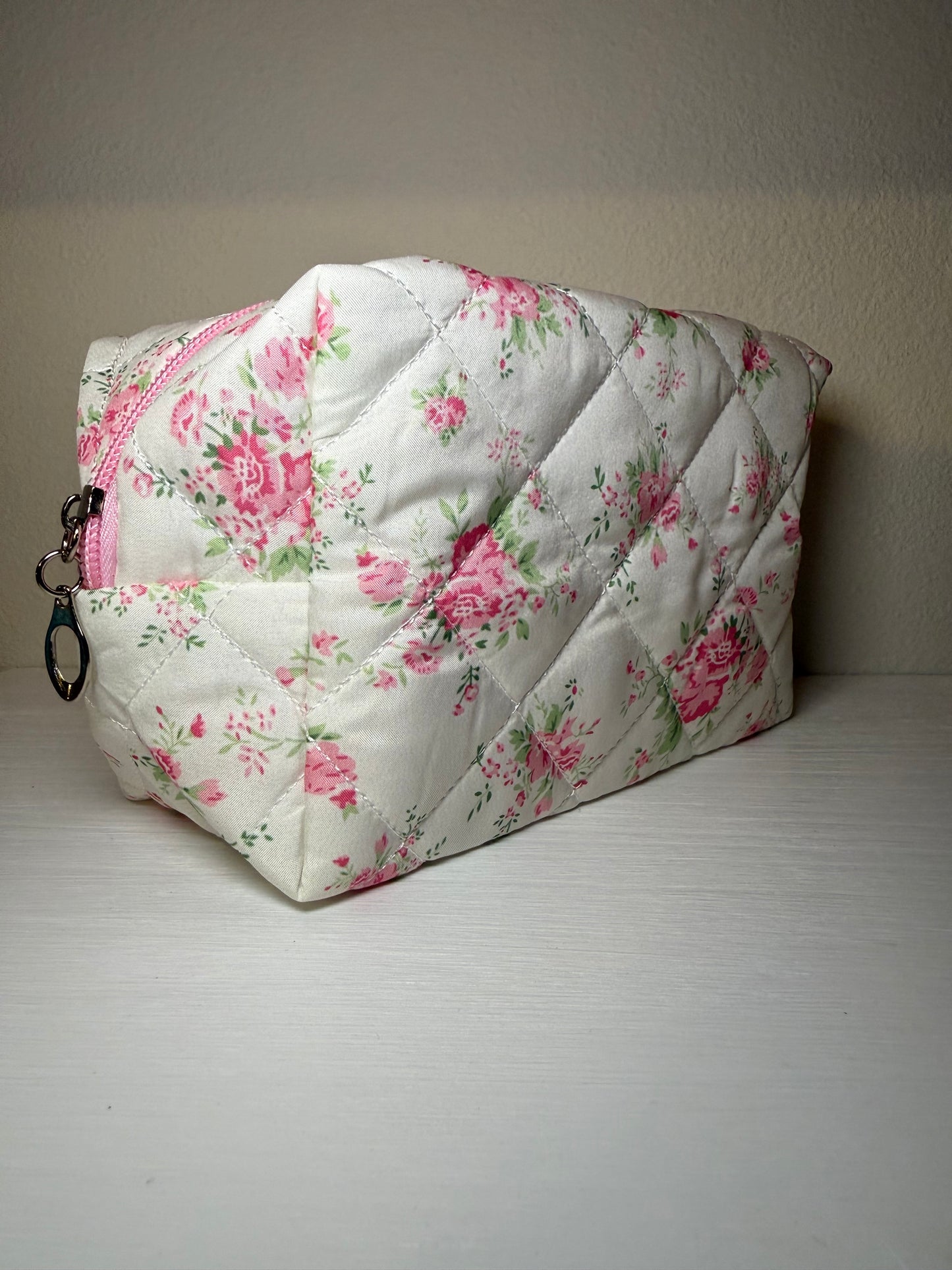 Pink Garden Cosmetic Pouch