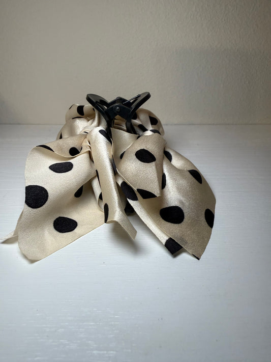 Polka Dot Claw Clip