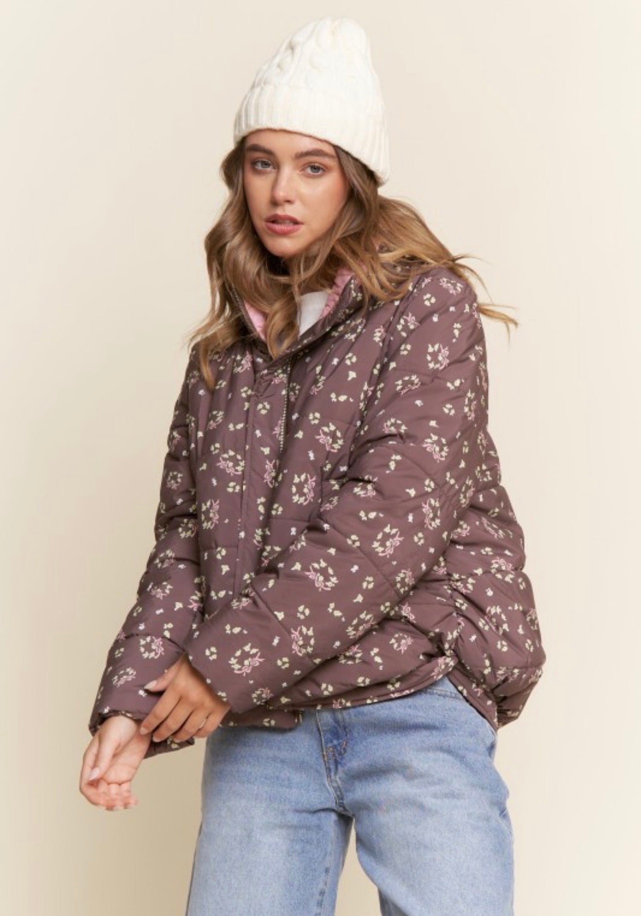 Bow Puffer Jacket