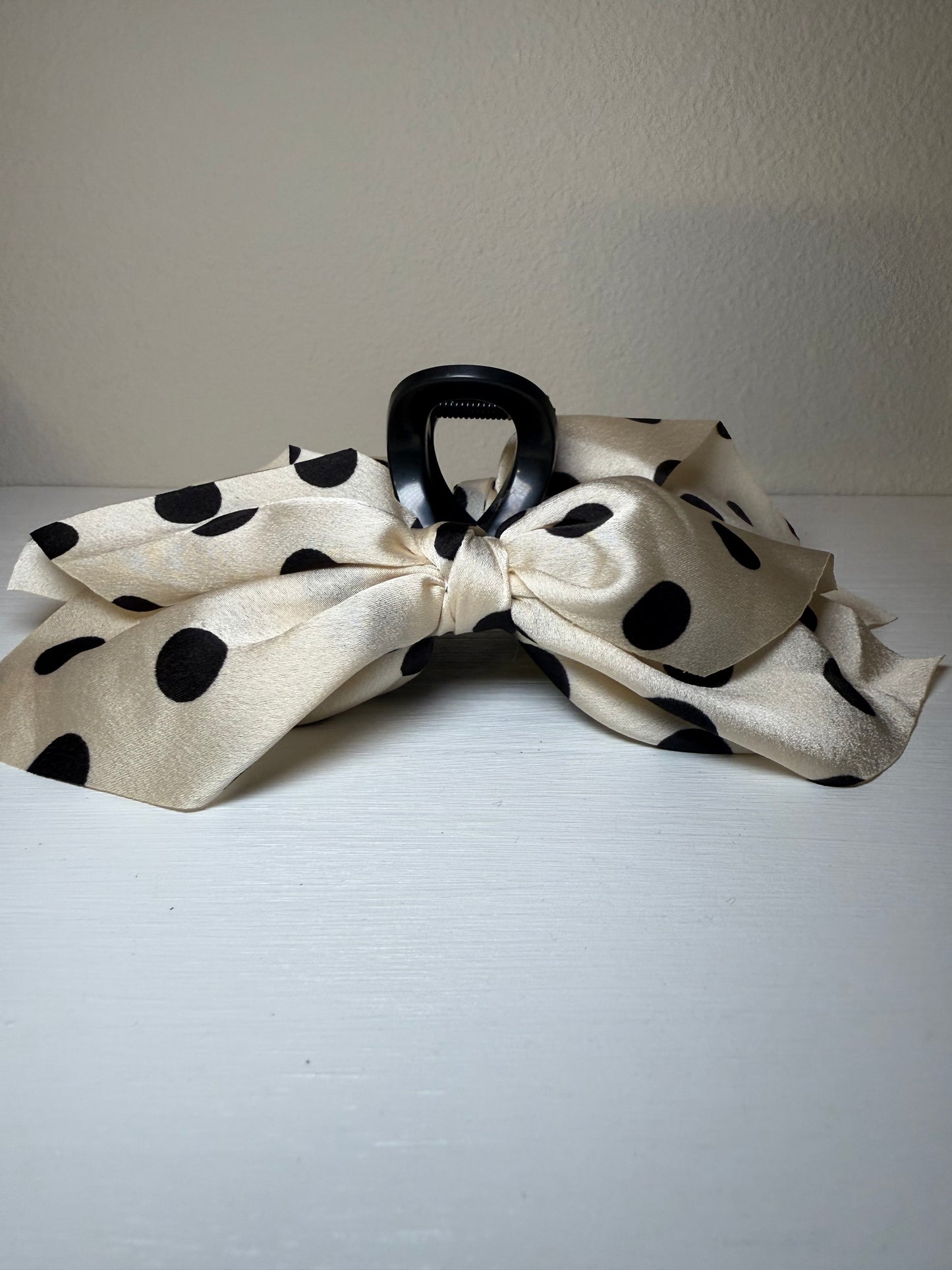 Polka Dot Claw Clip