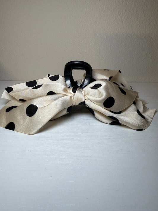 Polka Dot Claw Clip