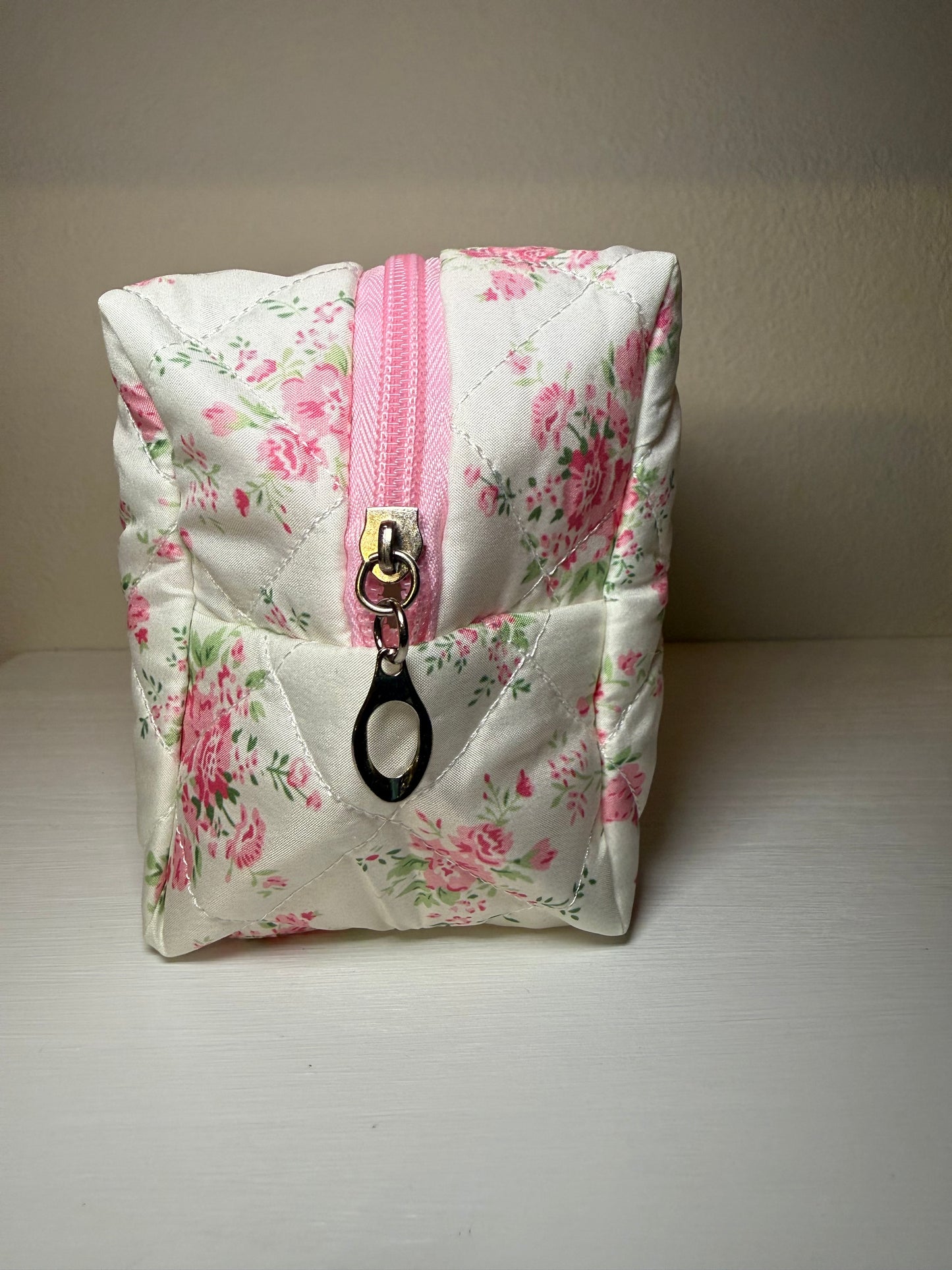 Pink Garden Cosmetic Pouch