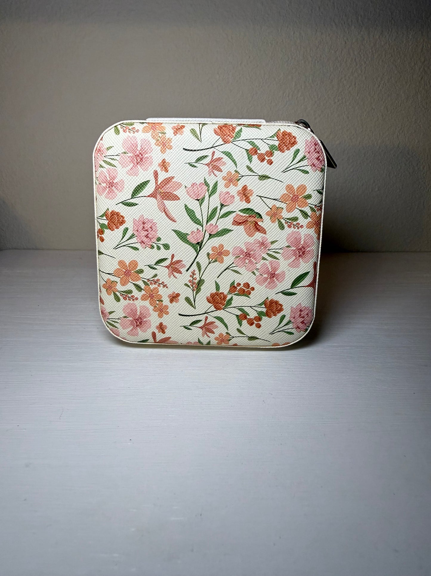 Pink Floral Jewelry Box