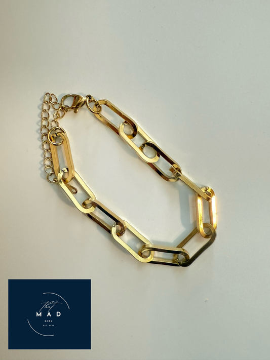 Paperclip Link Bracelet